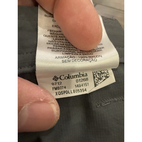 Columbia Mens Gray Blood and Guts III Convertible PFG Omni Shade Pants 40x30 - Picture 7 of 10